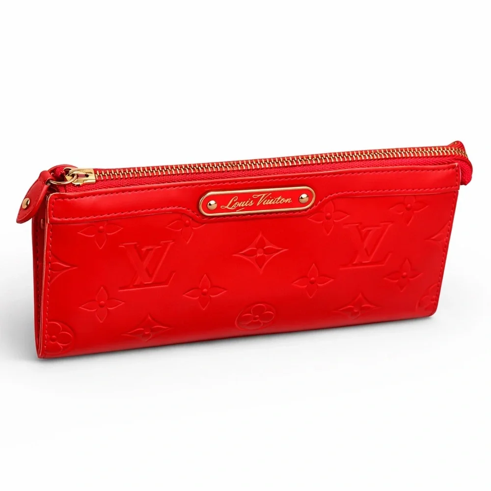 Louis Vuitton Monogram LV Vernis Canvas Trousse Cosmetic Makeup Pouch